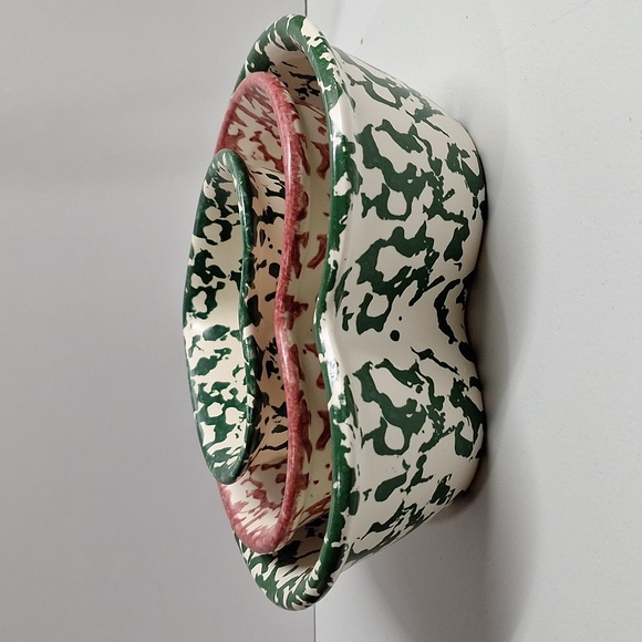 #AEB Country Kitchen servings heart dishes green and pink - Picture 9 of 9